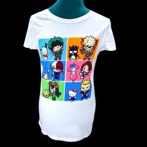 Hot Topic My Hero Academia Hello. Kitty tee